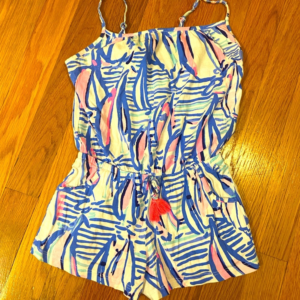 Lilly Pulitzer Size 4/5 Romper, EUC! No stains